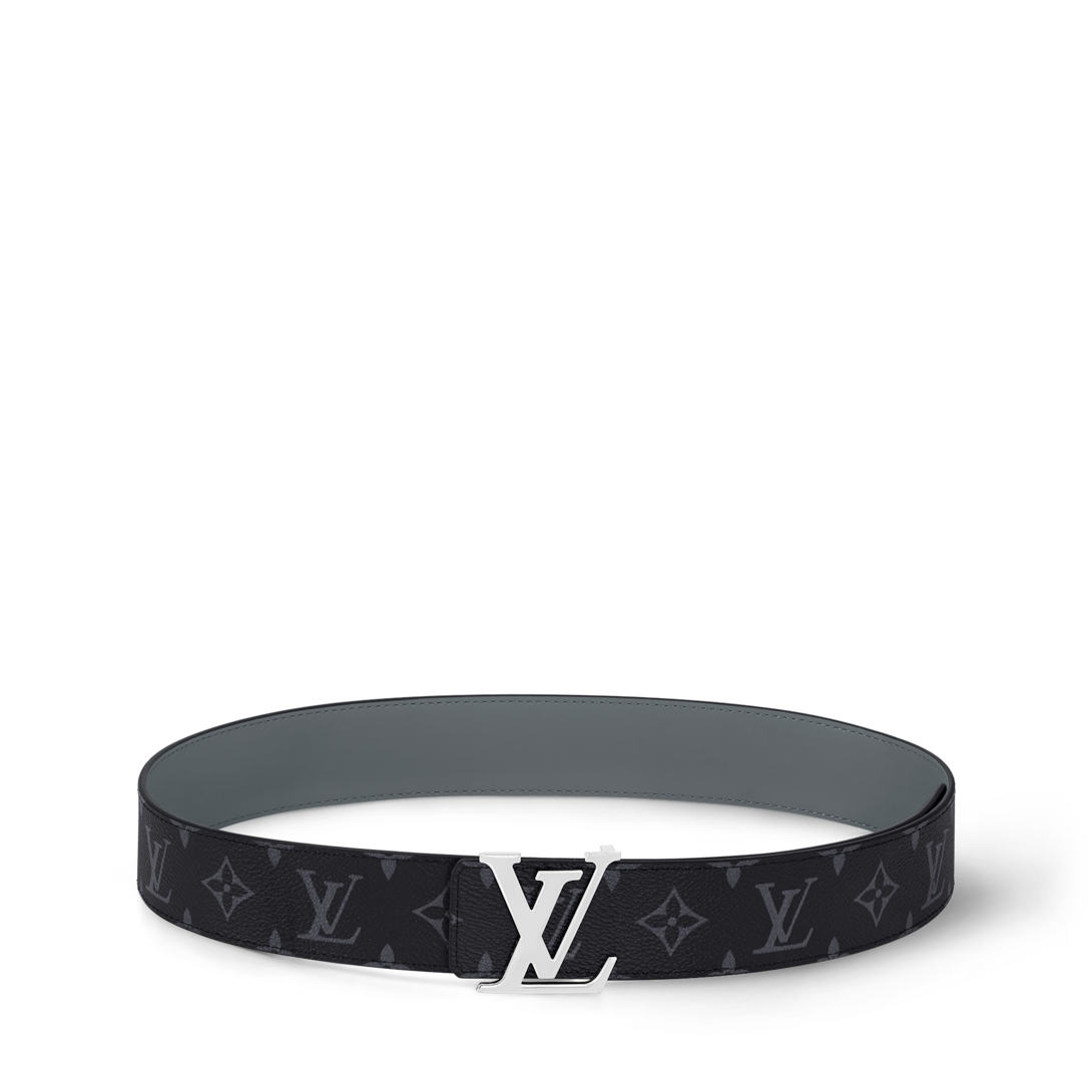 LV Initiales 40mm Reversible Belt Monogram Eclipse Canvas - Men